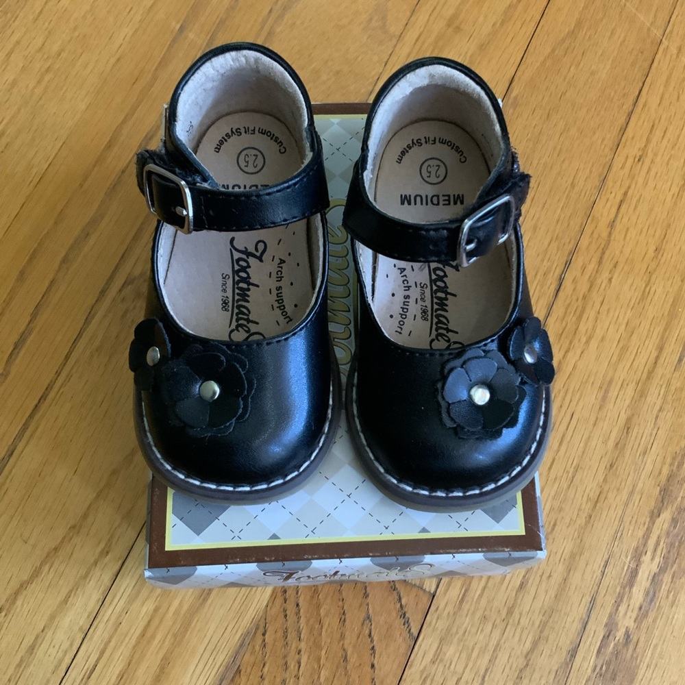 Footmates Black Shelby Shoes